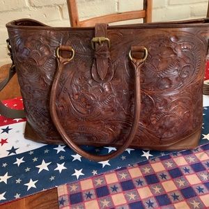 Juan Antonio Leather Weekender